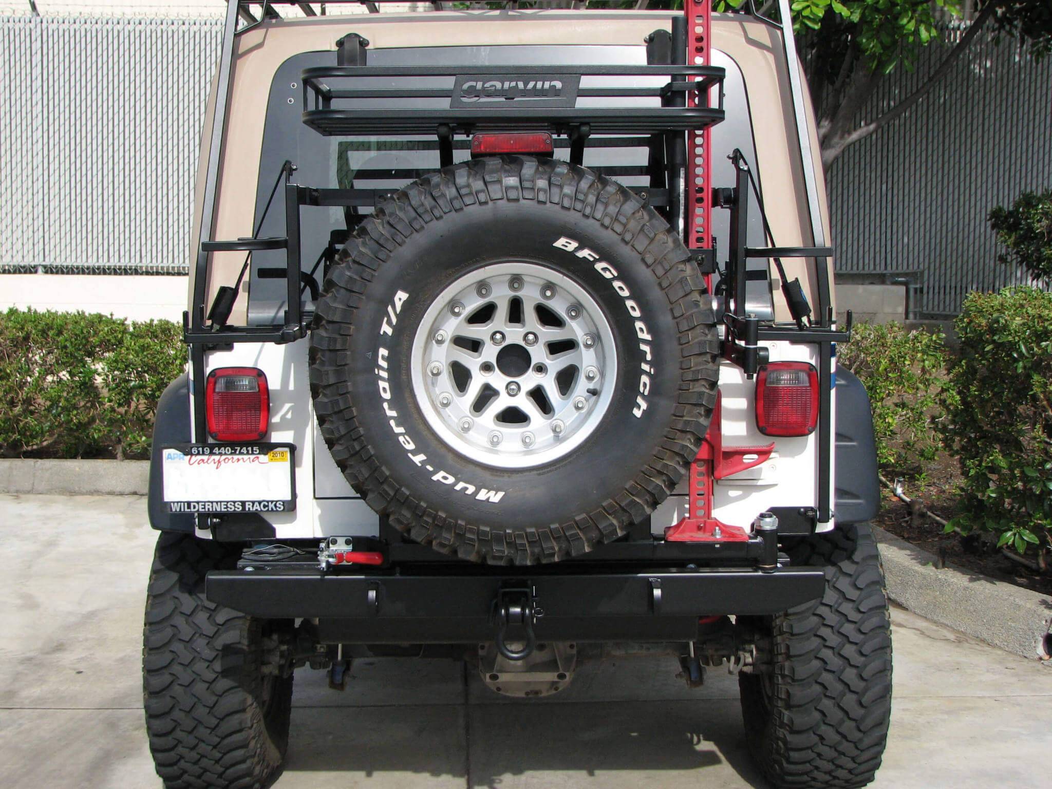 34900 EXT Series Bumper and Tire Carrier, 1987 - 2006 Wrangler - DPG  OFF-ROAD