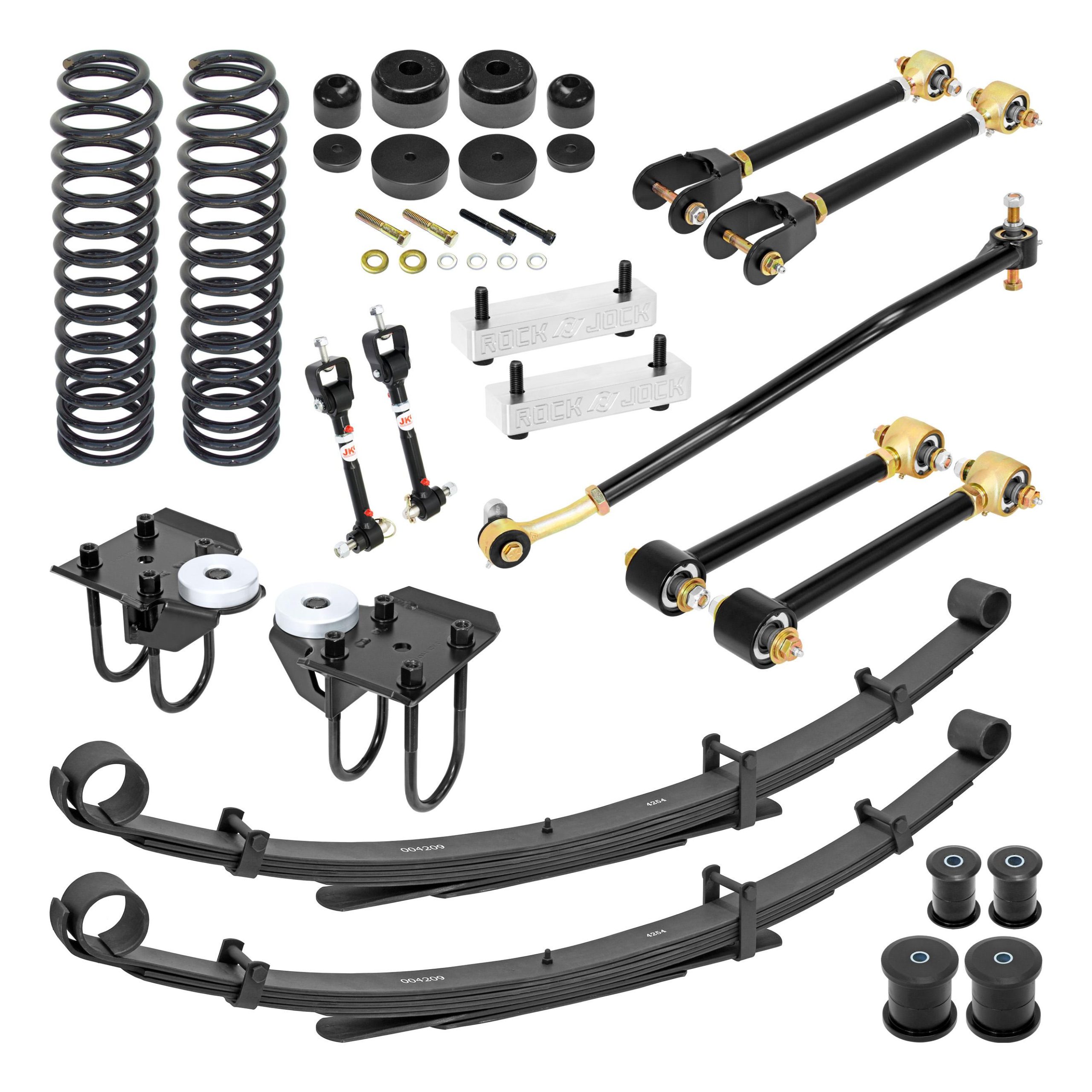 Currie RockJock 3.5″ Pro Edition Jeep XJ Cherokee Suspension Lift Kit (1984-2001) - Image 2