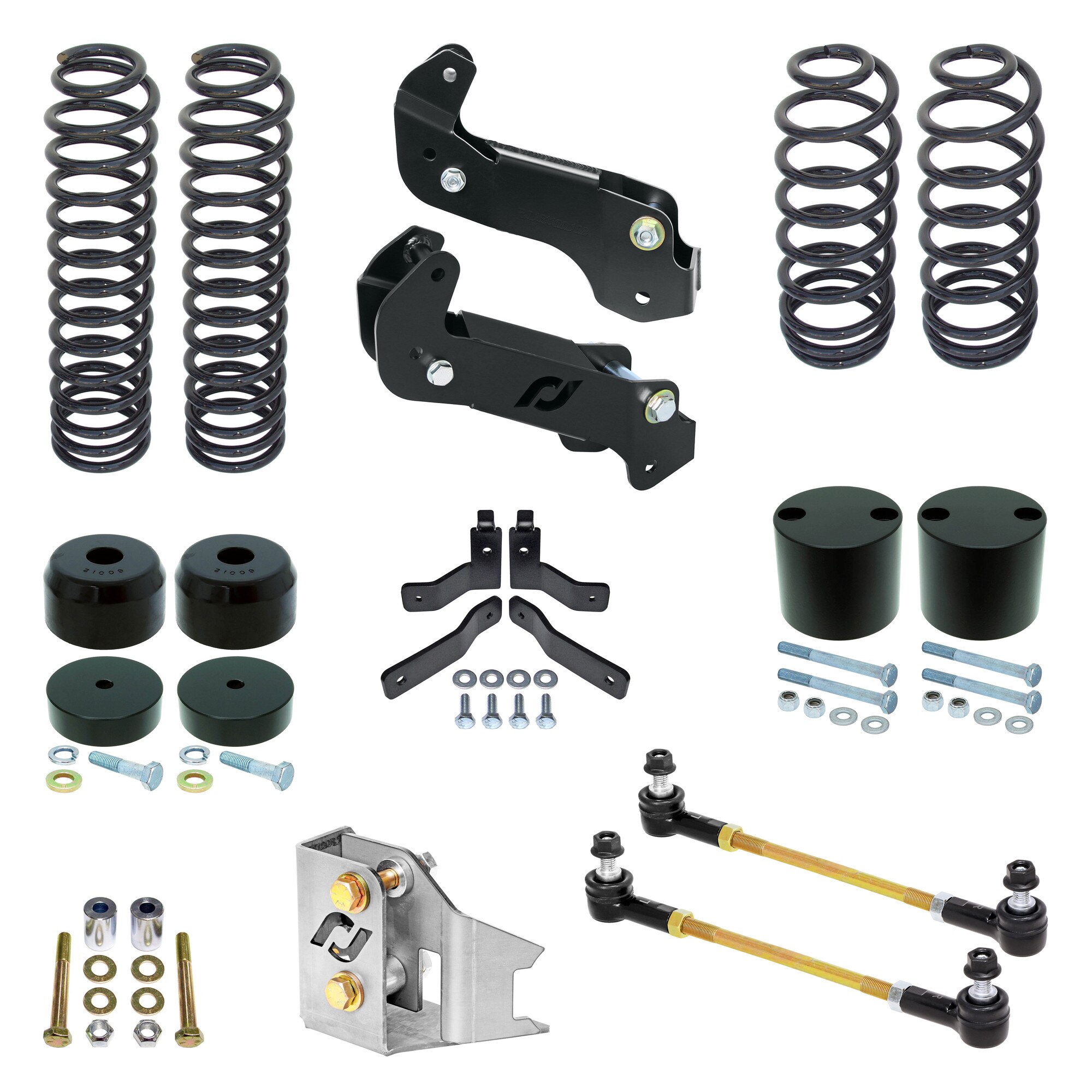 RJ-JK2DR0-103 - RockJock Driver Editon JK Wrangler (2D) Suspension System (4 in. Lift)