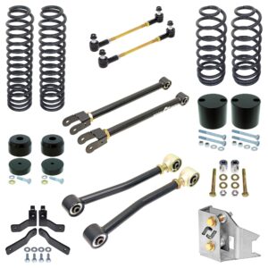 RJ-JK4DR0-101 - RockJock Sport Edition JK Unlimited (4D) Suspension System (4 in. Lift)